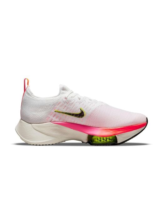 Nike White (Wmns) Air Zoom Tempo Next% Flyknit 'Rawdacious'