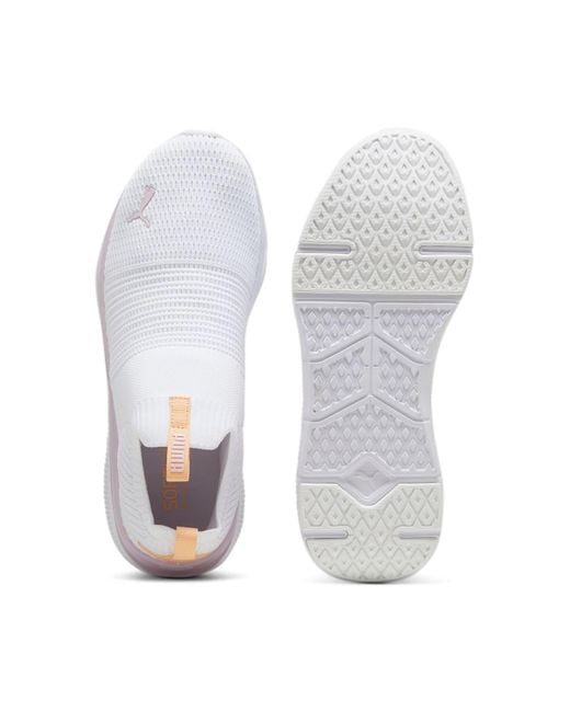 PUMA White (Wmns) Softride Pro Echo Slip-On Grape Mist'