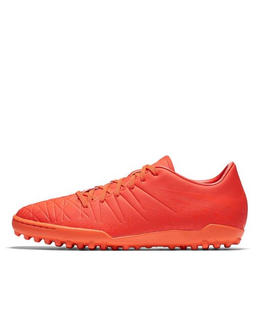 Nike Red Hypervenom Phelon 2 Tf Turf Soccer Cleats for men