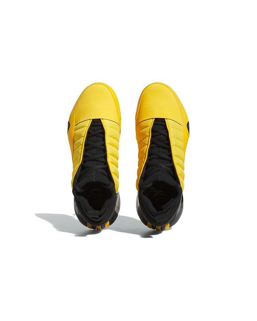 Adidas Yellow Harden Volume 7 Basketball Shoes 'Crew' for men