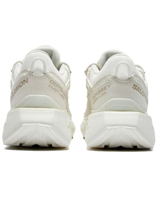 Salomon White Odyssey Elmt Low Sneakers for men