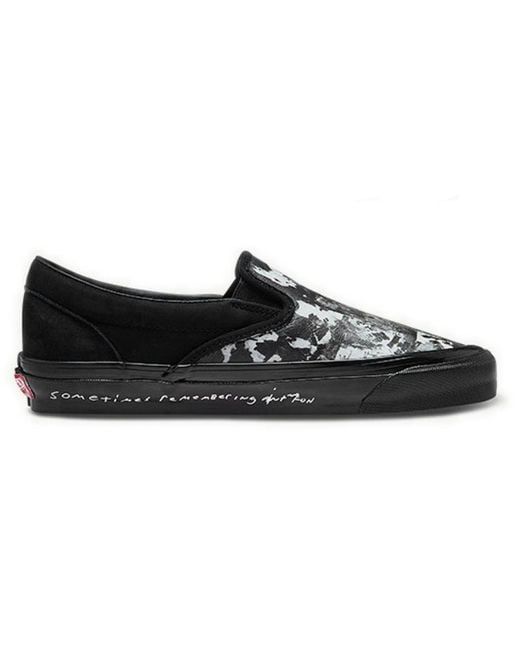 Vans Black Raised By Wolves X Og Classic Slip-On Lx Wall' for men
