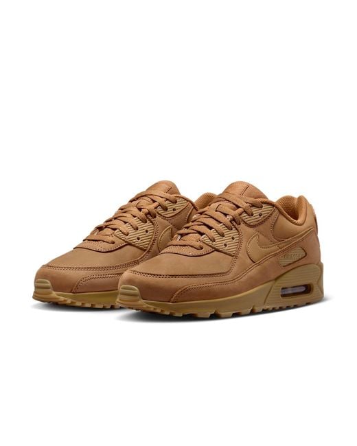 Nike Brown Air Max 90 'Wheat Flax' for men