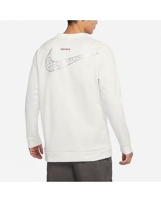 Nike White Cny Chinese New Year's Edition Therma-Fit Casual Breathable Training Round Neck Sports for men