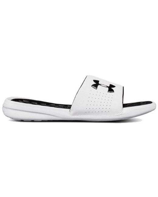 Under Armour White Playmaker Fixed Strap for men