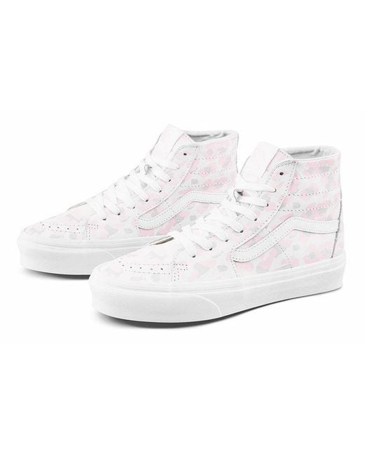 Vans White Sk8-Hi Tapered Shoes for men