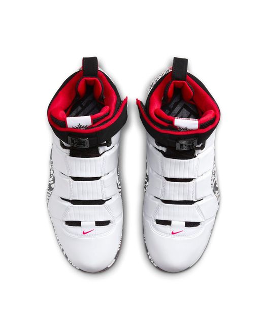 Nike White Zoom Lebron 4 'Graffiti' for men