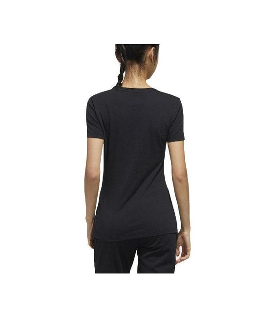 Adidas Black (Wmns) Neo W Esntl Lg T 1 Sports Short Sleeve