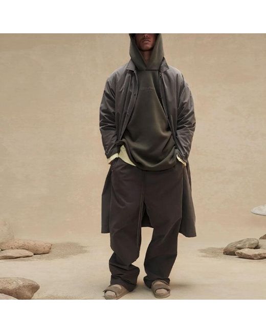 Fear Of God Black Fw22 Relaxed Hoodie 'Off' for men