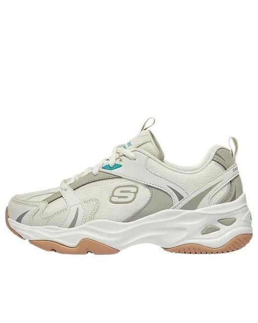Skechers White (Wmns) D'Lites 4.0 Shoes