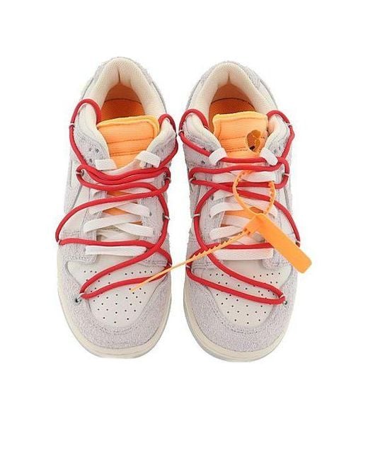 Nike Pink X Off- Dunk Low 'Lot 40 Of 50' for men