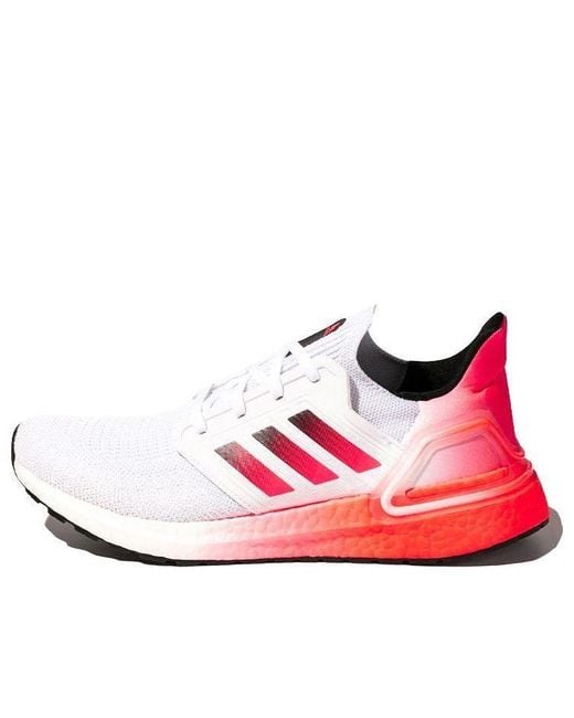 Adidas Pink Ultra Boost 20 'Cloud' for men