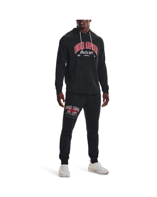 Under Armour Black Rival Terry Joggers for men