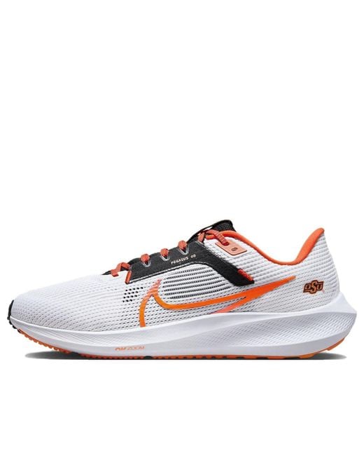 Nike Blue Air Zoom Pegasus 40 'Oklahoma State' for men