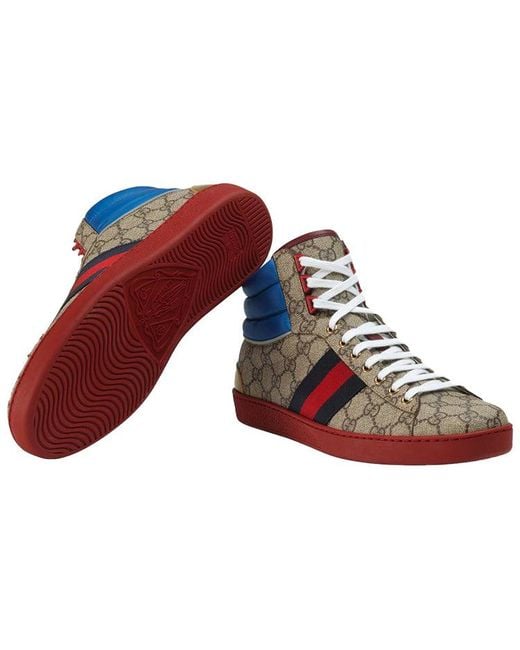 Gucci Blue Ace Gg High Top for men