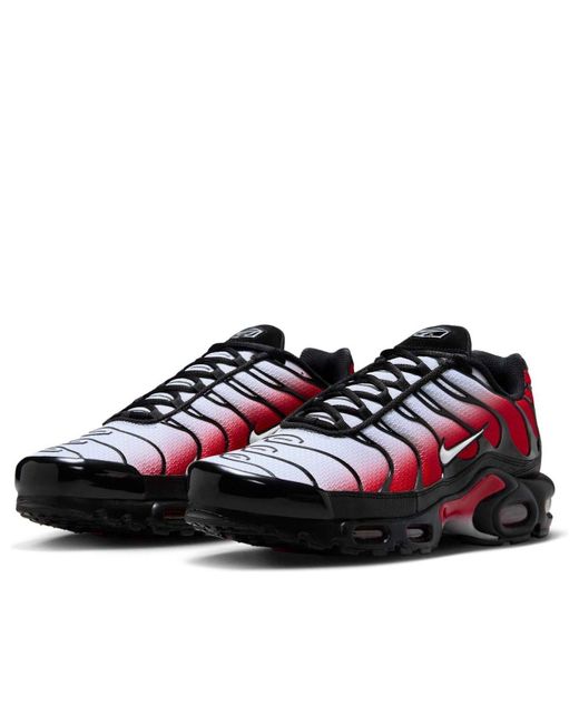 Nike Red Air Max Plus 'Pure Platinum University' for men