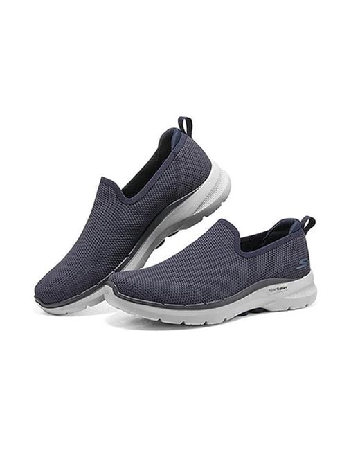 Skechers Blue Go Walk 6 First Class Slip On for men