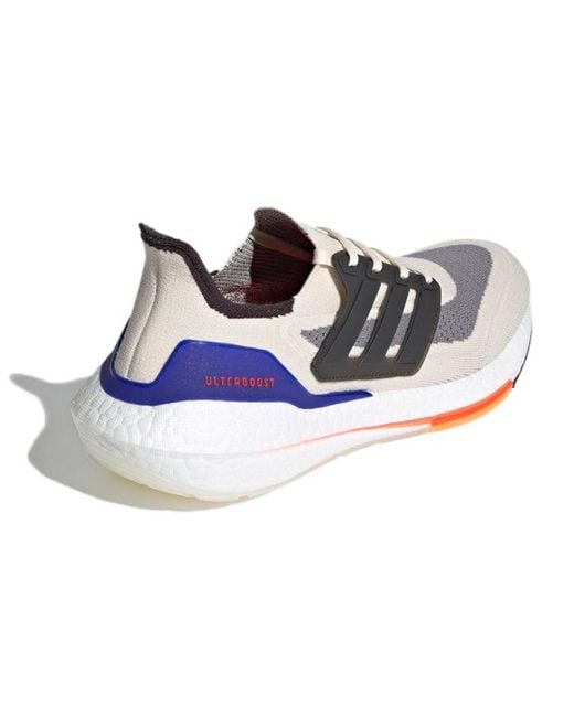 Adidas Blue Ultraboost 21 'Wonder Carbon' for men