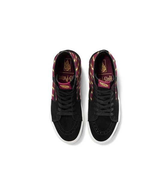 Vans Black Harry Potter X Sk8-Hi 'Gryffindor' for men