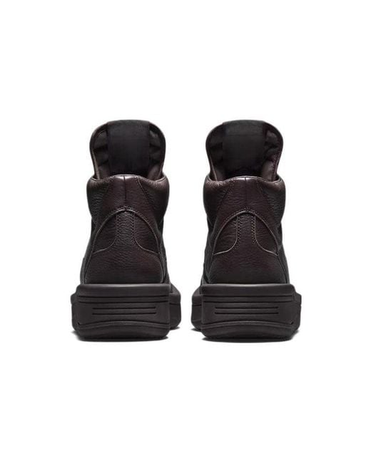 Converse Black Rick Owens X Turbowpn Mid 'Clay' for men