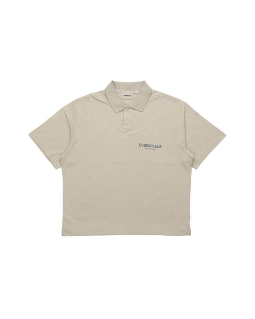 Fear Of God Natural Fw20 Logo Polo Shirt for men