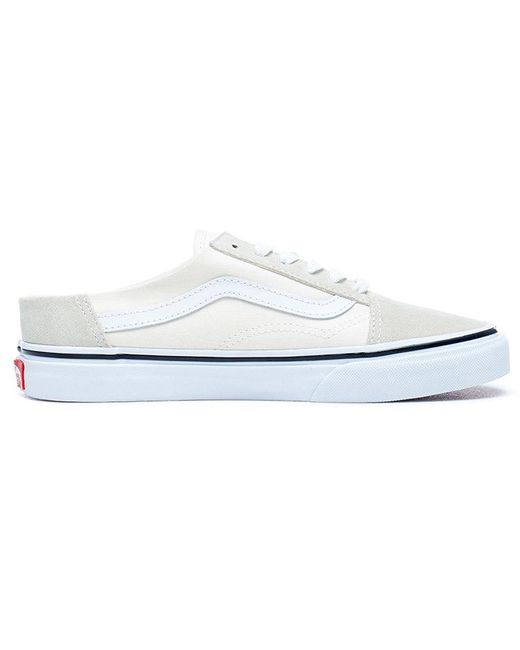 Vans White Old Skool Mule for men