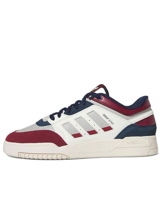 adidas Originals Drop Step Low Directional Shoes 'navy Red' in Blue for Men  | Lyst