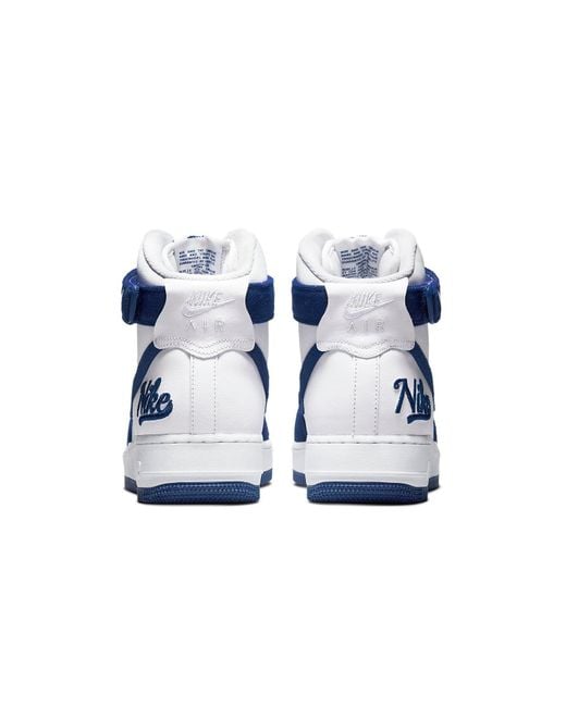 Nike Blue Air Force 1 High '07 Lv8 Emb 'Dodgers' for men