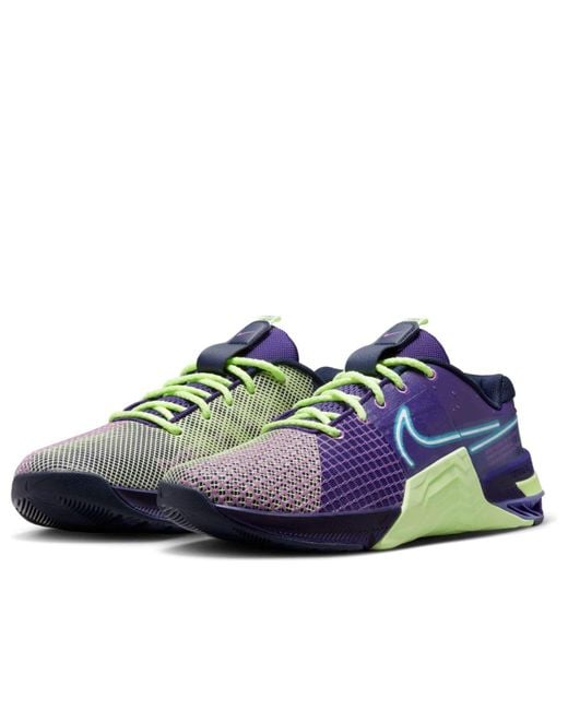 Nike Blue Metcon 8 Amp 'Deep Barely Volt' for men