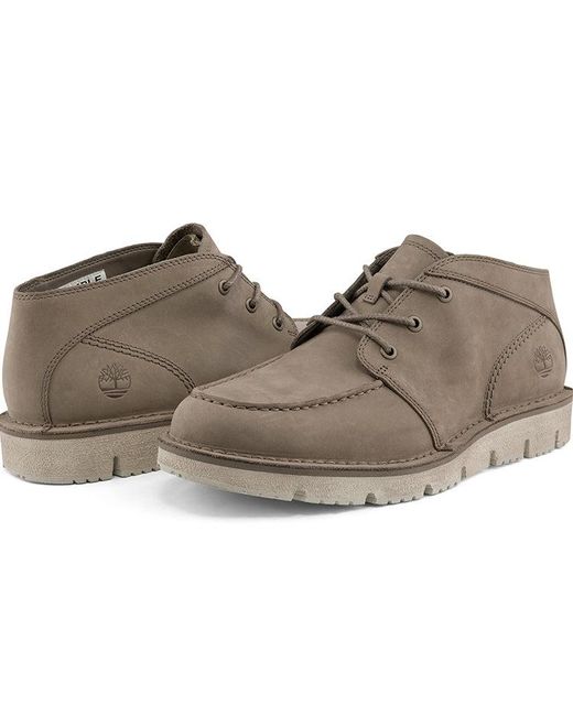 Timberland Brown Westmore Moc Toe Chukka Boot Full Grain' for men