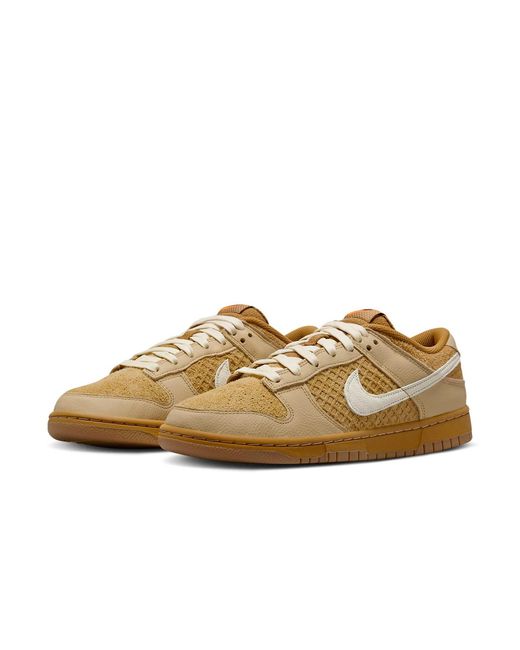 Nike Brown Dunk Low 'Waffle' for men
