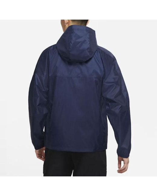 Nike Blue As Sportswear Ltwt Wvn Jkt Jacket Revival Obsidian for men