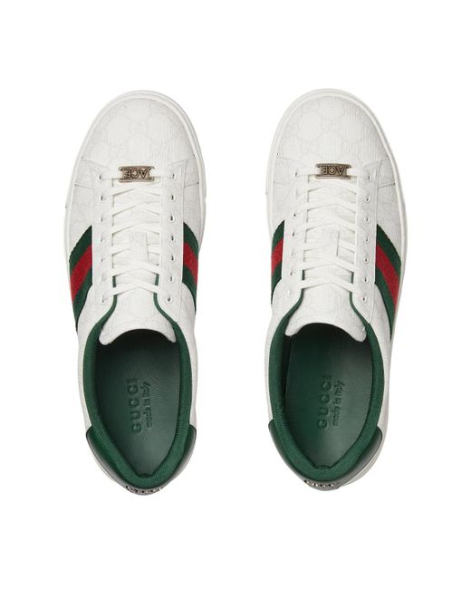 Gucci Multicolor Ace Trainer With Web for men