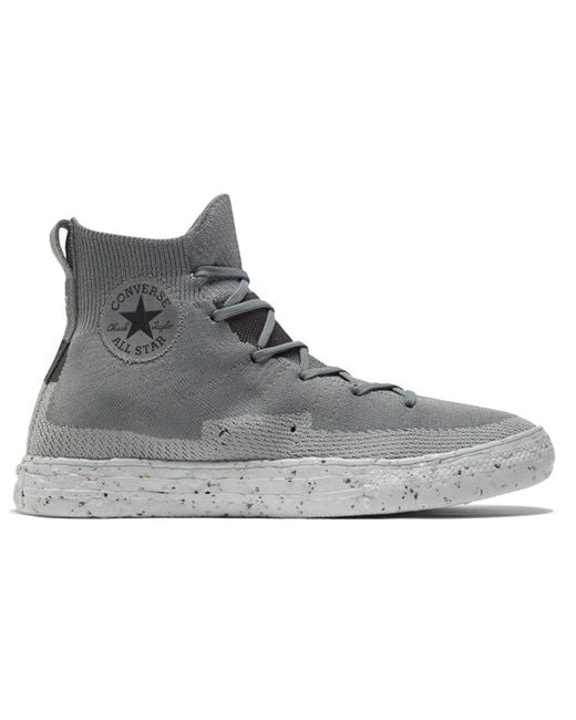 Converse Gray Chuck Taylor All Star Crater Knit High 'Limestone' for men