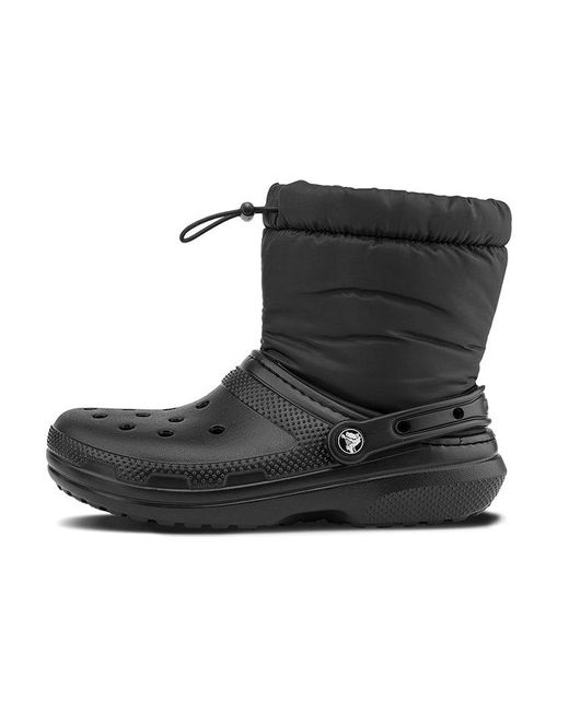 CROCSTM Black Classic Lined Neo Puff Boots for men