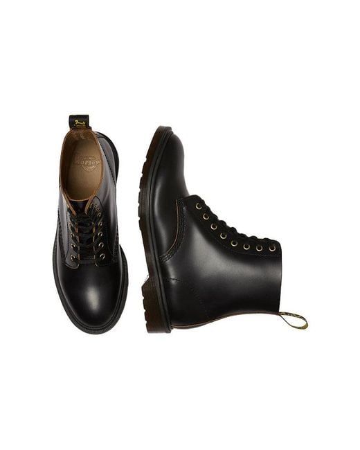 Dr. Martens Black 1460 Vintage Smooth Leather Lace Up Boots for men