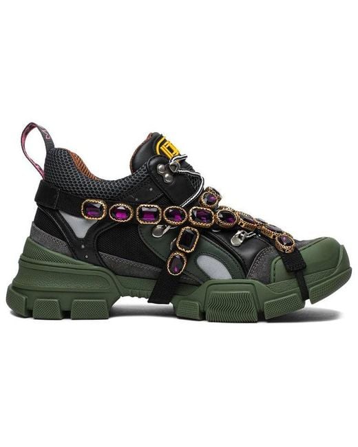 Gucci Green (Wmns) Flashtrek Crystals