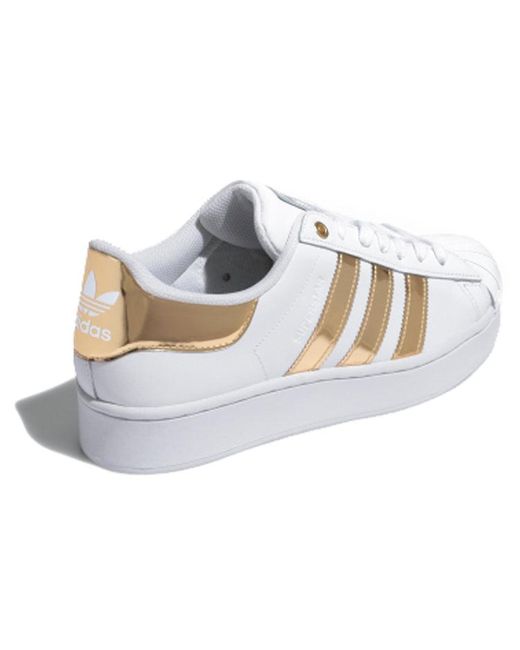 Adidas White (Wmns) Superstar Bold Metallic'
