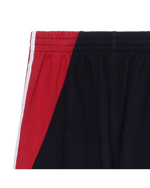 Balenciaga Blue X Adidas Fleece Baggy Sweatpants for men