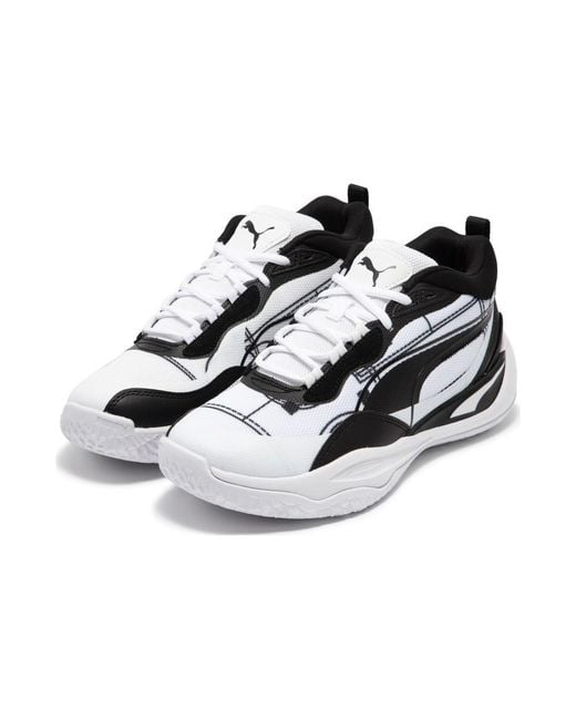 PUMA White Playmaker Pro Courtside for men
