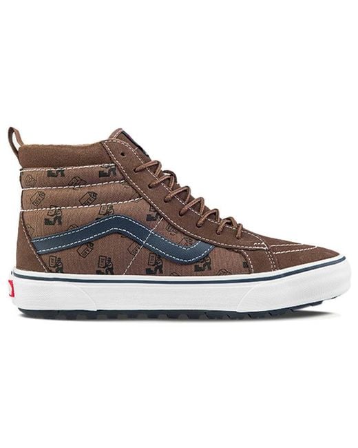 Vans Brown Shoes Skate Shoes for men