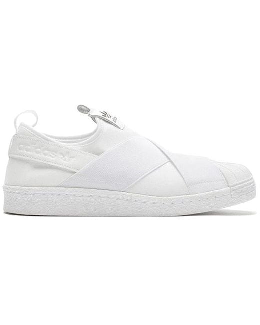 Adidas White (Wmns) Superstar Slip-On