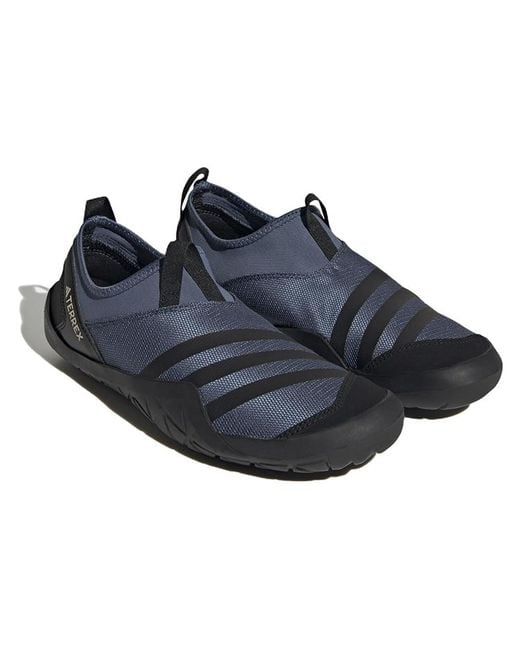 Adidas Blue Terrex Jawpaw Slip-On Heat.Rdy Water Shoes 'Wonder Steel' for men