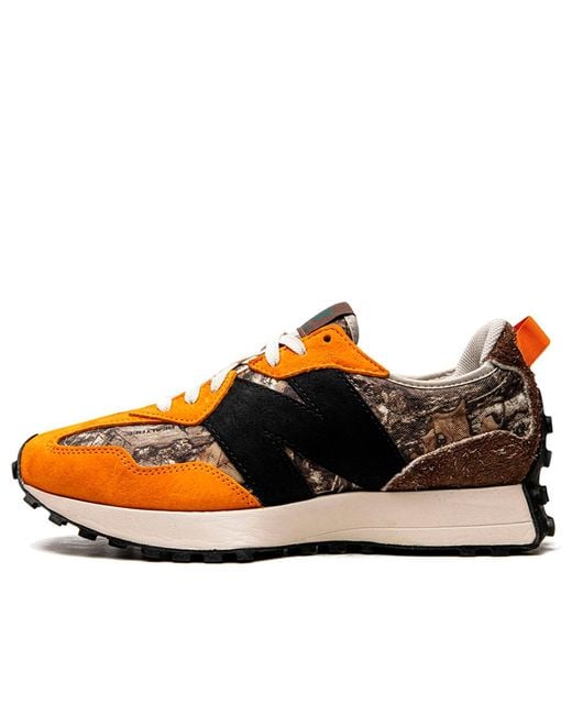 New Balance Orange Realtree X Atmos X 327 'Camo' for men