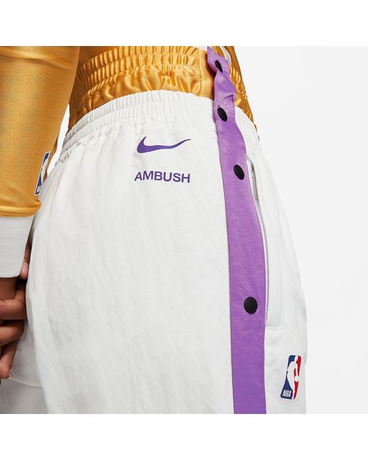 Nike Blue (Wmns) X Ambush Nba Collection Tearaway Trousers 'Lakers