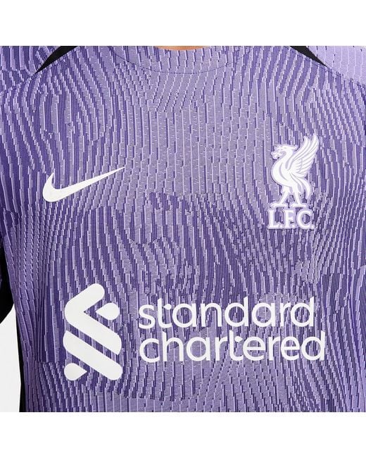 Nike Purple Liverpool Fc 2023/24 Match Third Jersey for men