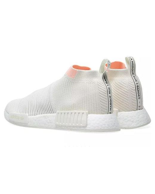 Adidas White (Wmns) Nmd_Cs1 Primeknit 'Cloud'