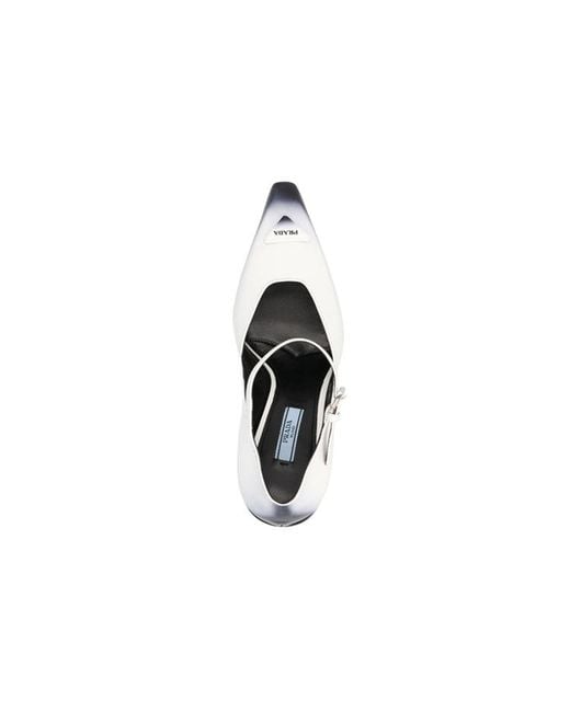 Prada Metallic (Wmns) Brushed Leather Pumps Ombre'