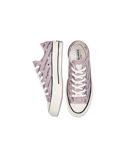 Converse White (Wmns) Chuck 70 Low 'Love Fearlessly'