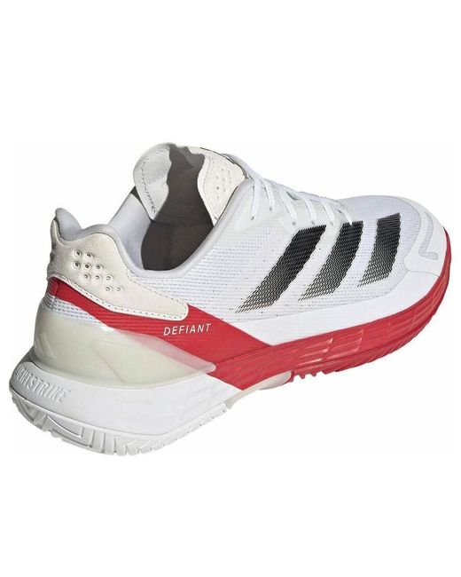 Adidas White Defiant Speed 2 for men